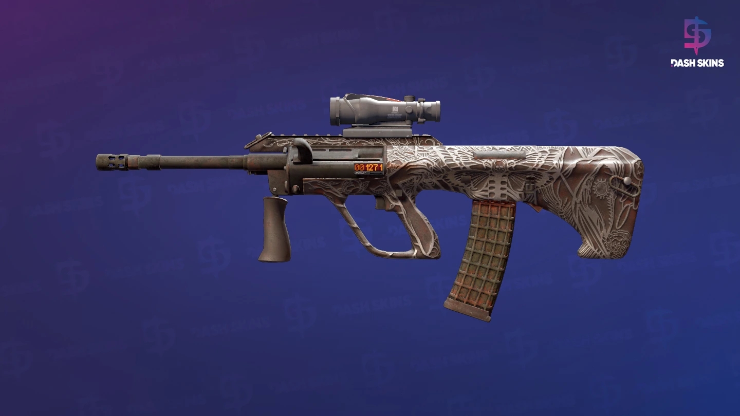 StatTrak™ AUG | Plague (Battle-Scarred) Screenshot Playside