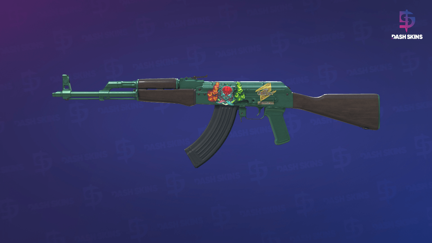 AK-47 | Wintergreen (Factory New) Screenshot Playside