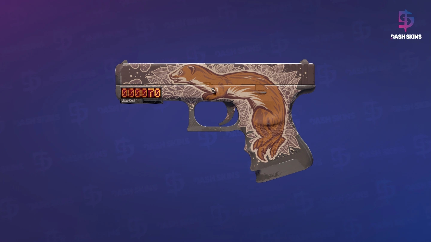 StatTrak™ Glock-18 | Weasel (Field-Tested) Screenshot Playside