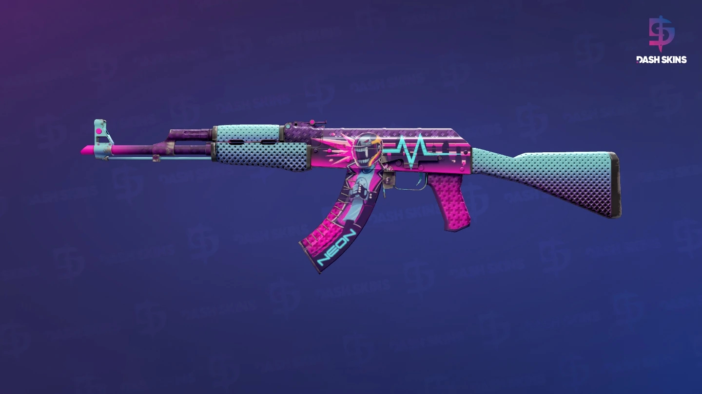 AK-47 | Neon Rider (Minimal Wear) Screenshot Playside