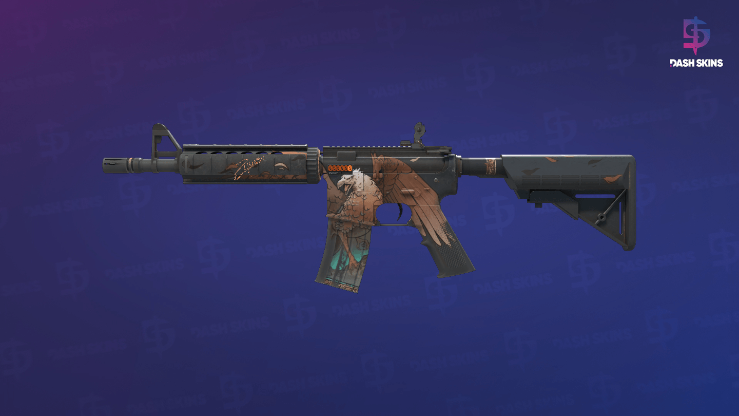 StatTrak™ M4A4 | Griffin (Battle-Scarred) Screenshot Playside