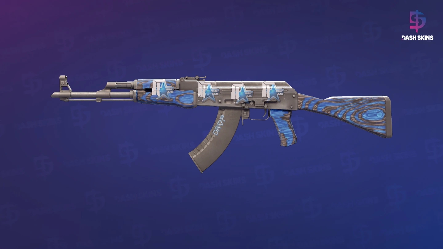 AK-47 | Blue Laminate (Field-Tested) Screenshot Playside