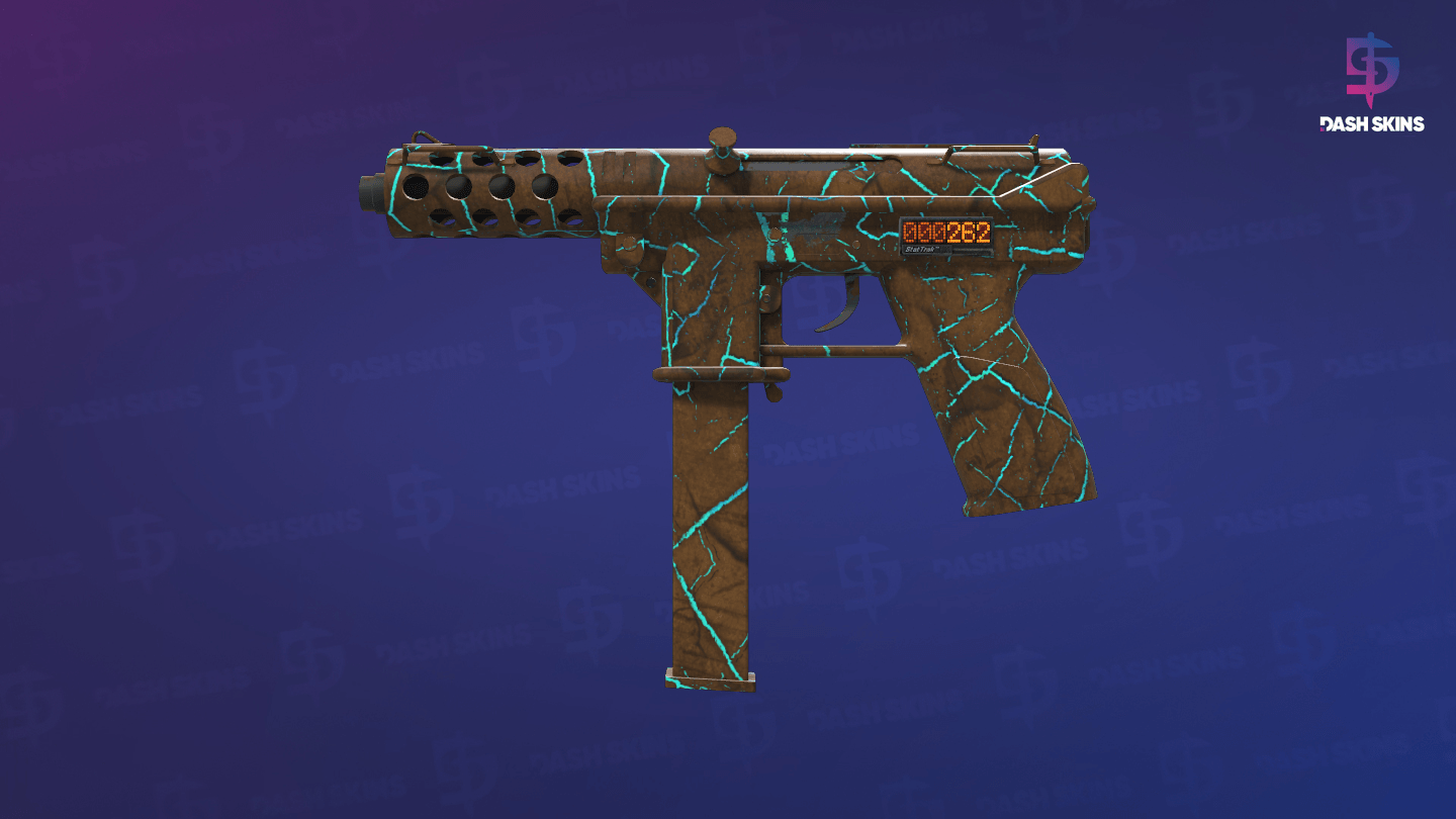StatTrak™ Tec-9 | Cracked Opal (Minimal Wear) Screenshot Playside