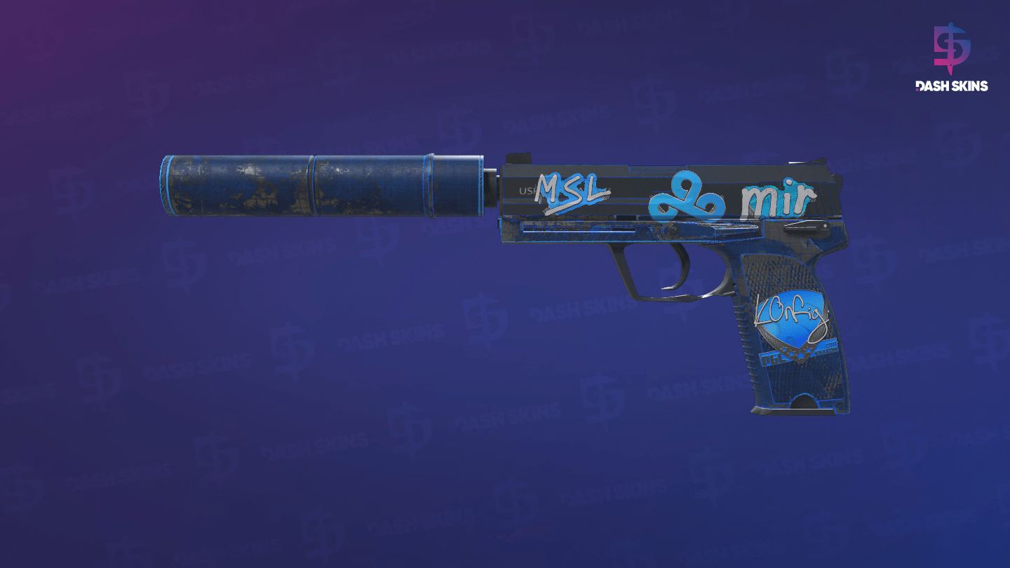 USP-S | Blueprint (Battle-Scarred) Screenshot Playside