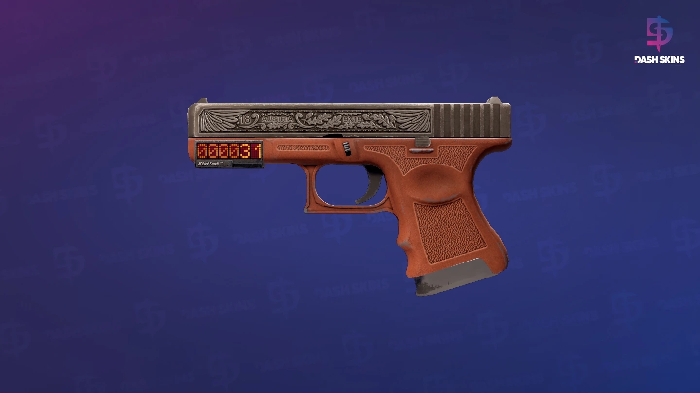 StatTrak™ Glock-18 | Royal Legion (Well-Worn) Screenshot Playside