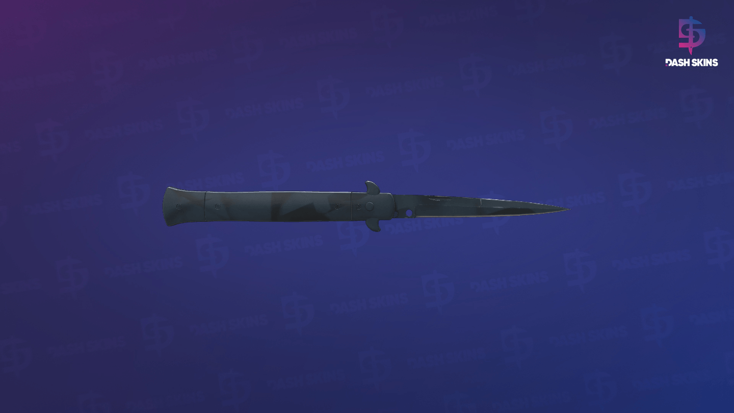 ★ Stiletto Knife | Night Stripe (Field-Tested) Screenshot Playside