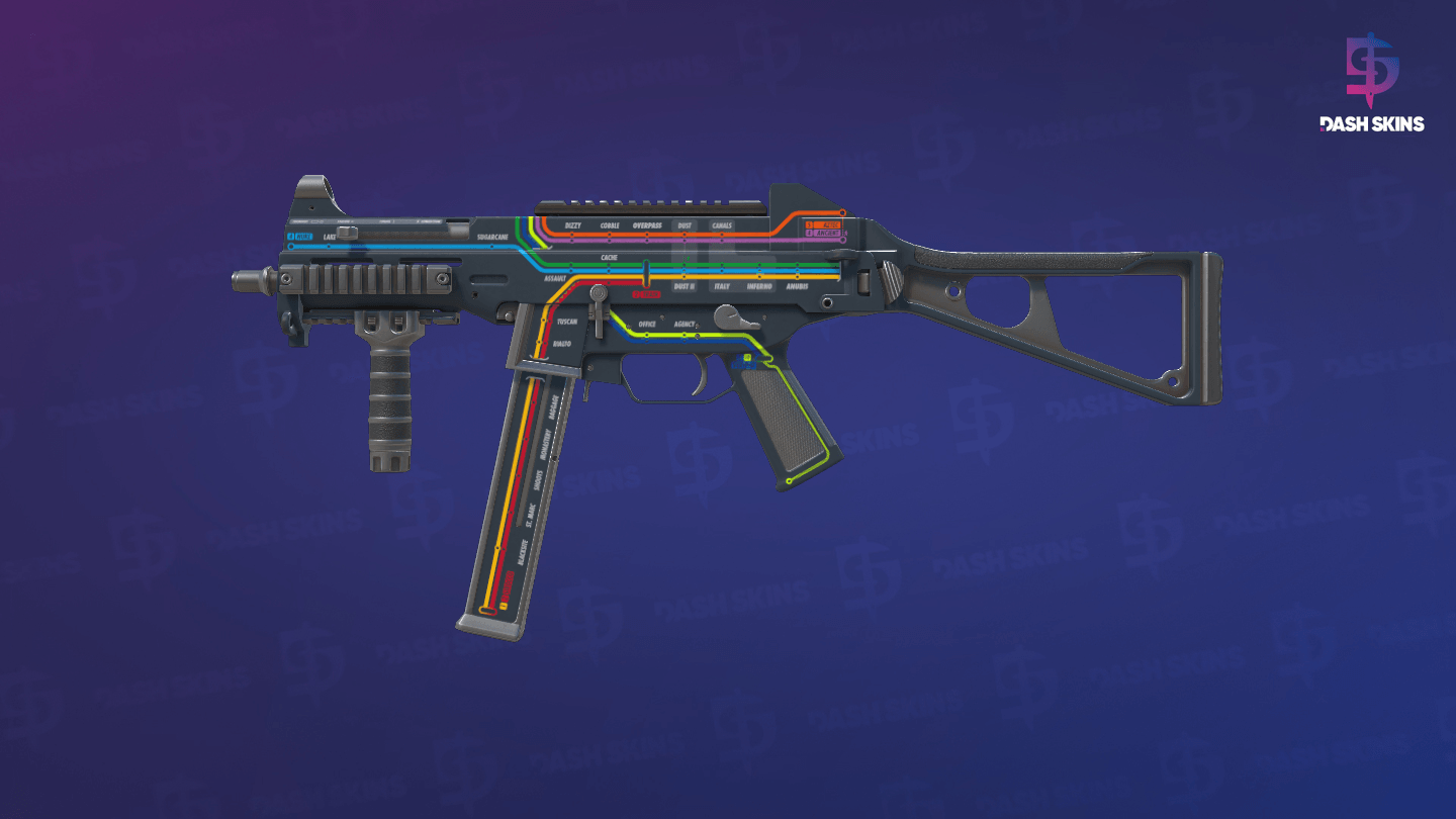 UMP-45 | Late Night Transit (Minimal Wear) Screenshot Playside