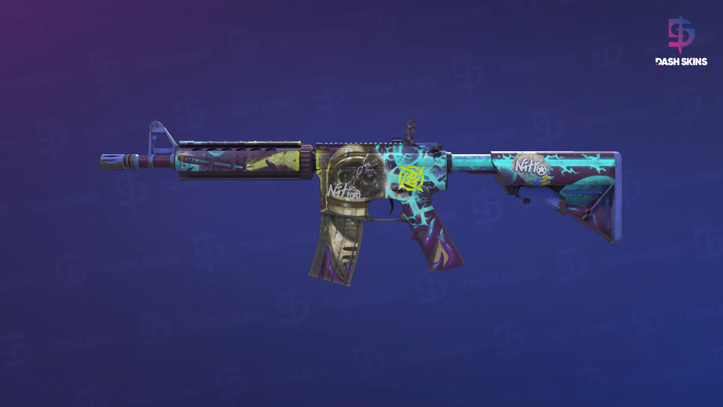 M4A4 | Desolate Space (Battle-Scarred) Screenshot Playside
