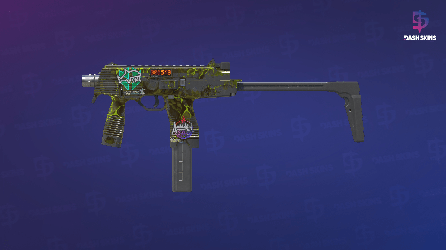 StatTrak™ MP9 | Bioleak (Well-Worn) Screenshot Playside