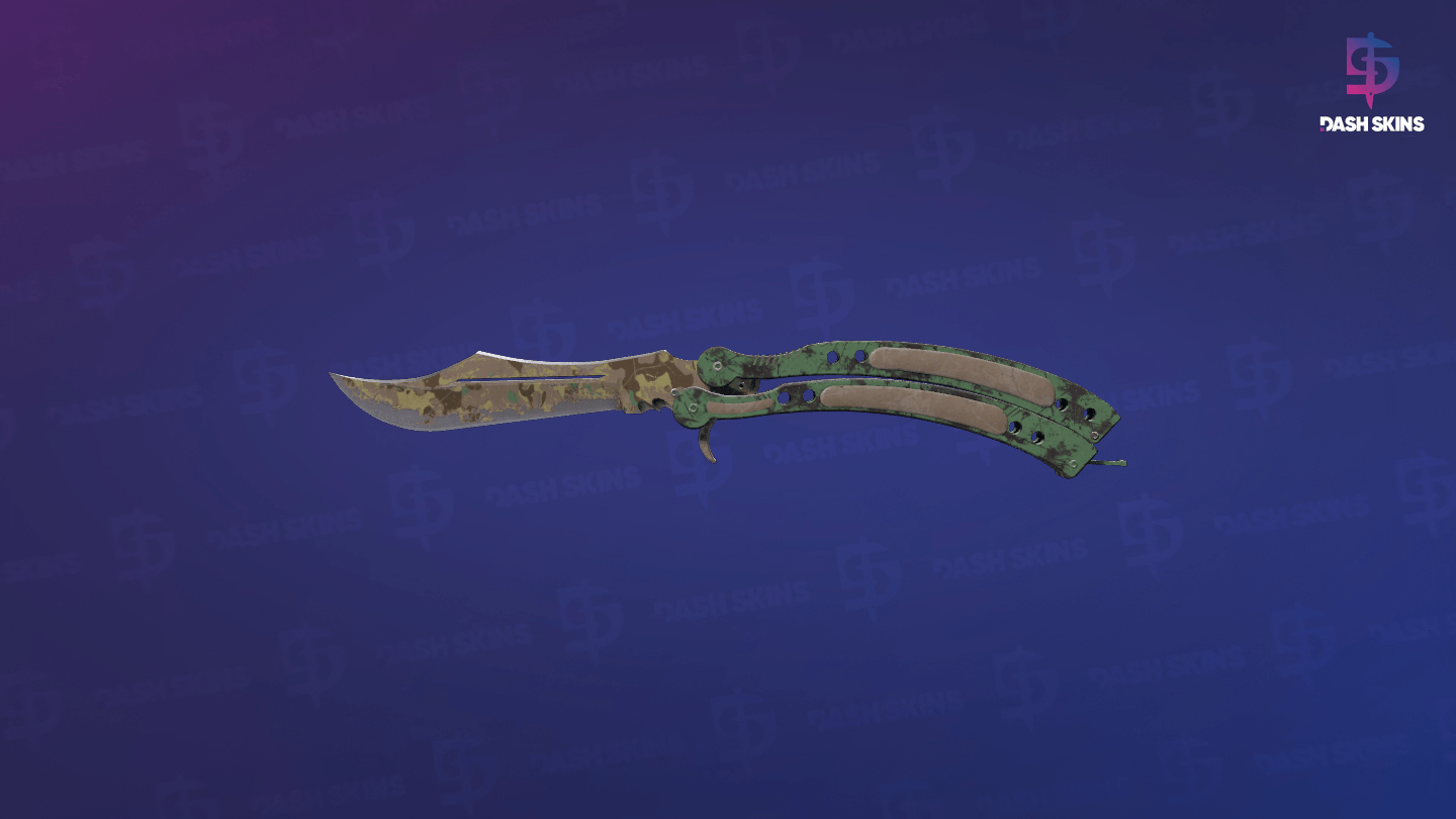 ★ Butterfly Knife | Boreal Forest (Battle-Scarred) Screenshot Playside