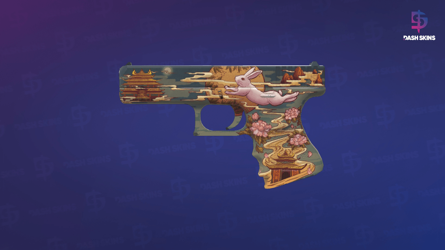 Glock-18 | Umbral Rabbit (Minimal Wear) Screenshot Playside