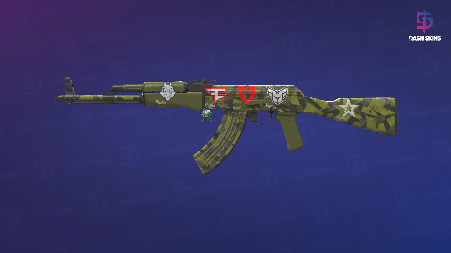 AK-47 | Olive Polycam (Minimal Wear) Screenshot Playside