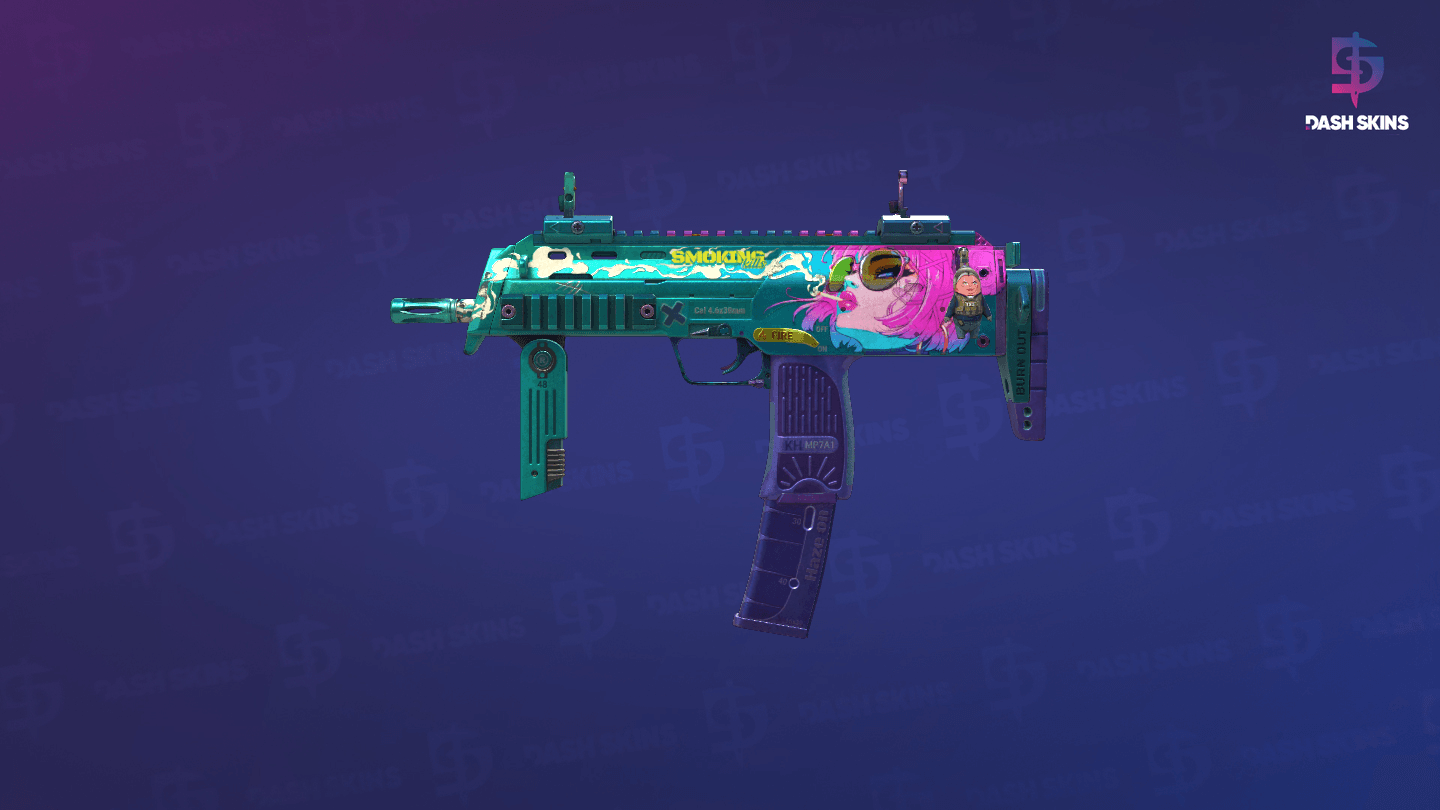 MP7 | Smoking Kills (Well-Worn) Screenshot Playside