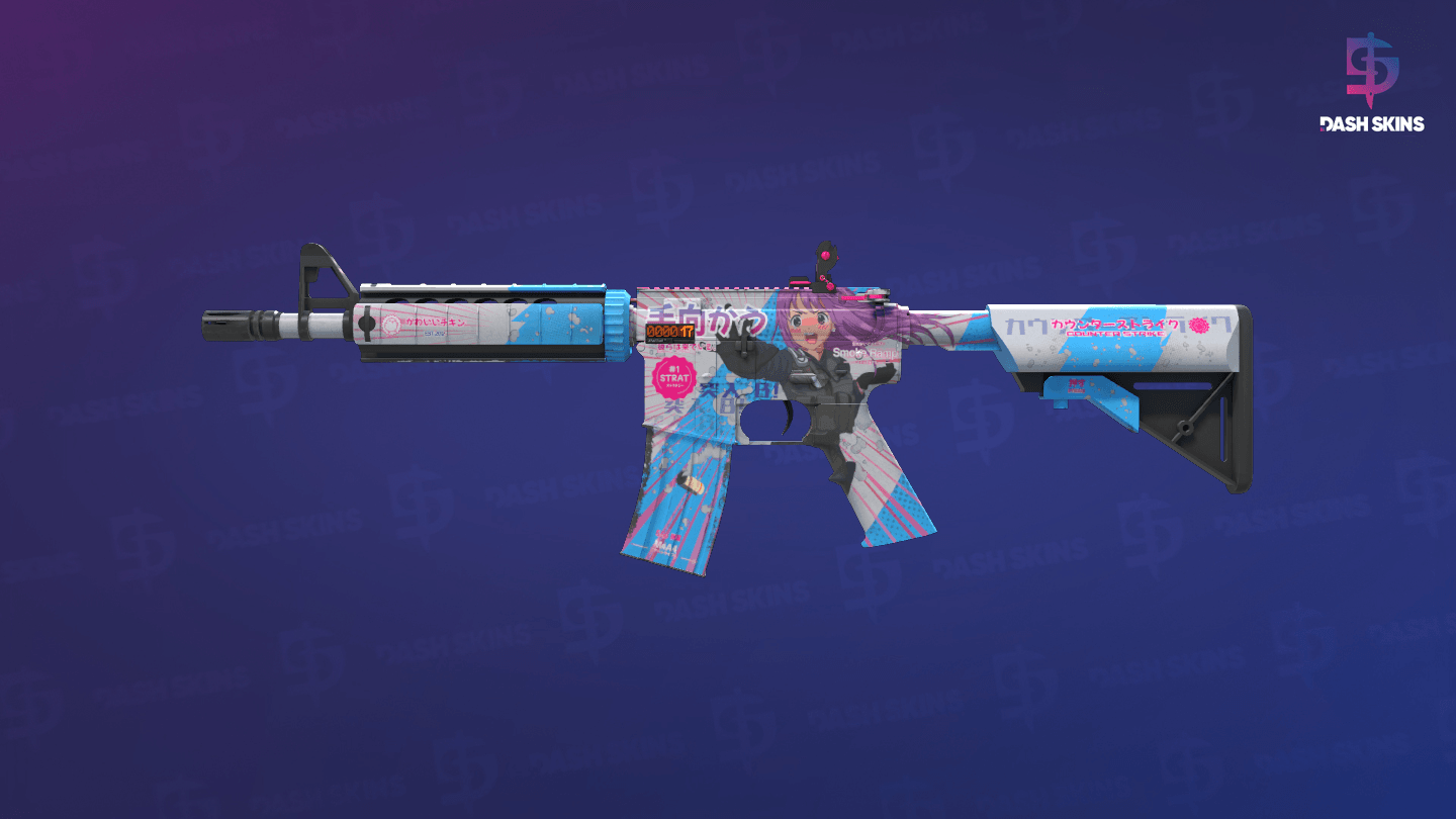 StatTrak™ M4A4 | Temukau (Minimal Wear) Screenshot Playside
