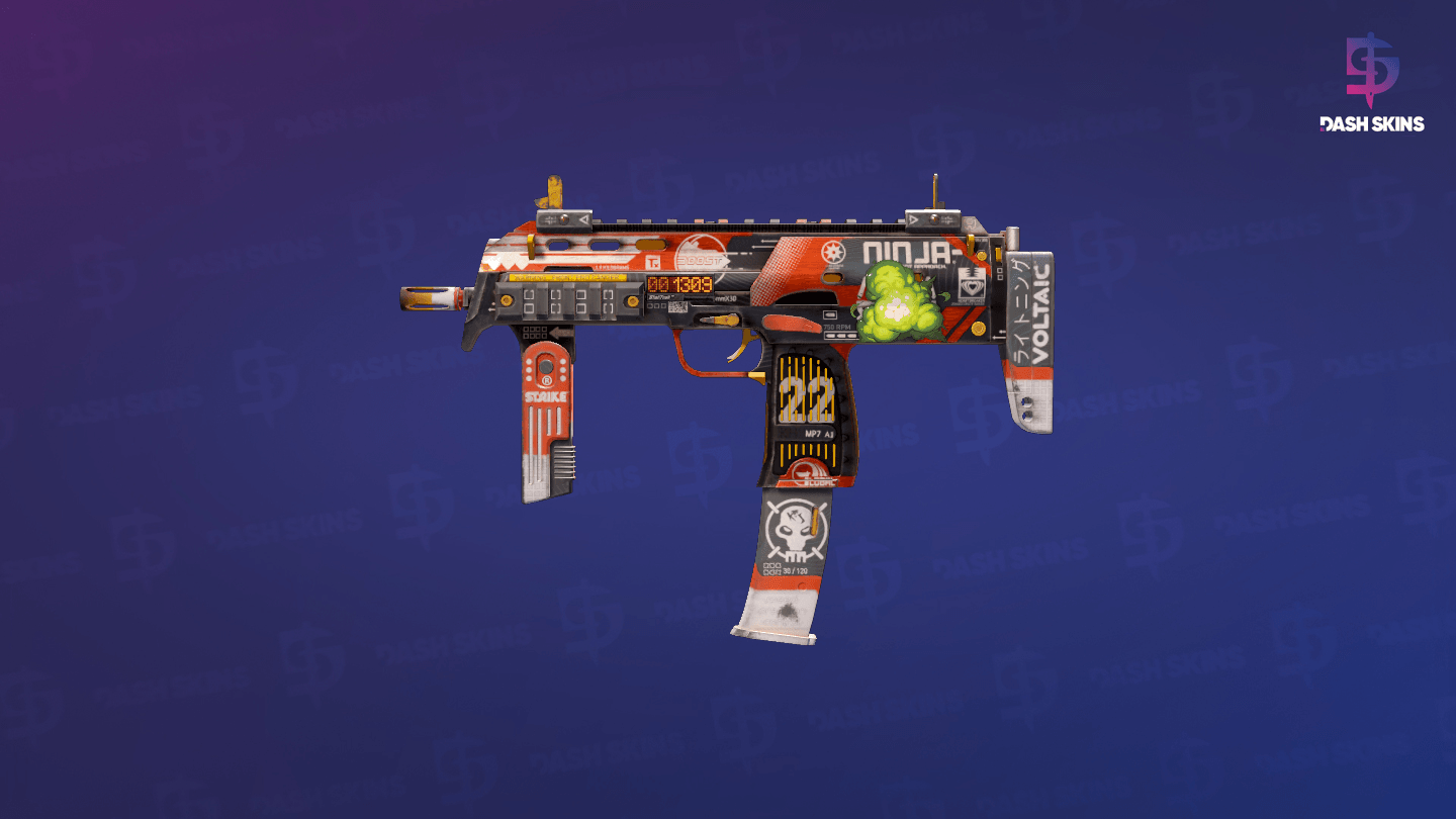 StatTrak™ MP7 | Bloodsport (Minimal Wear) Screenshot Playside
