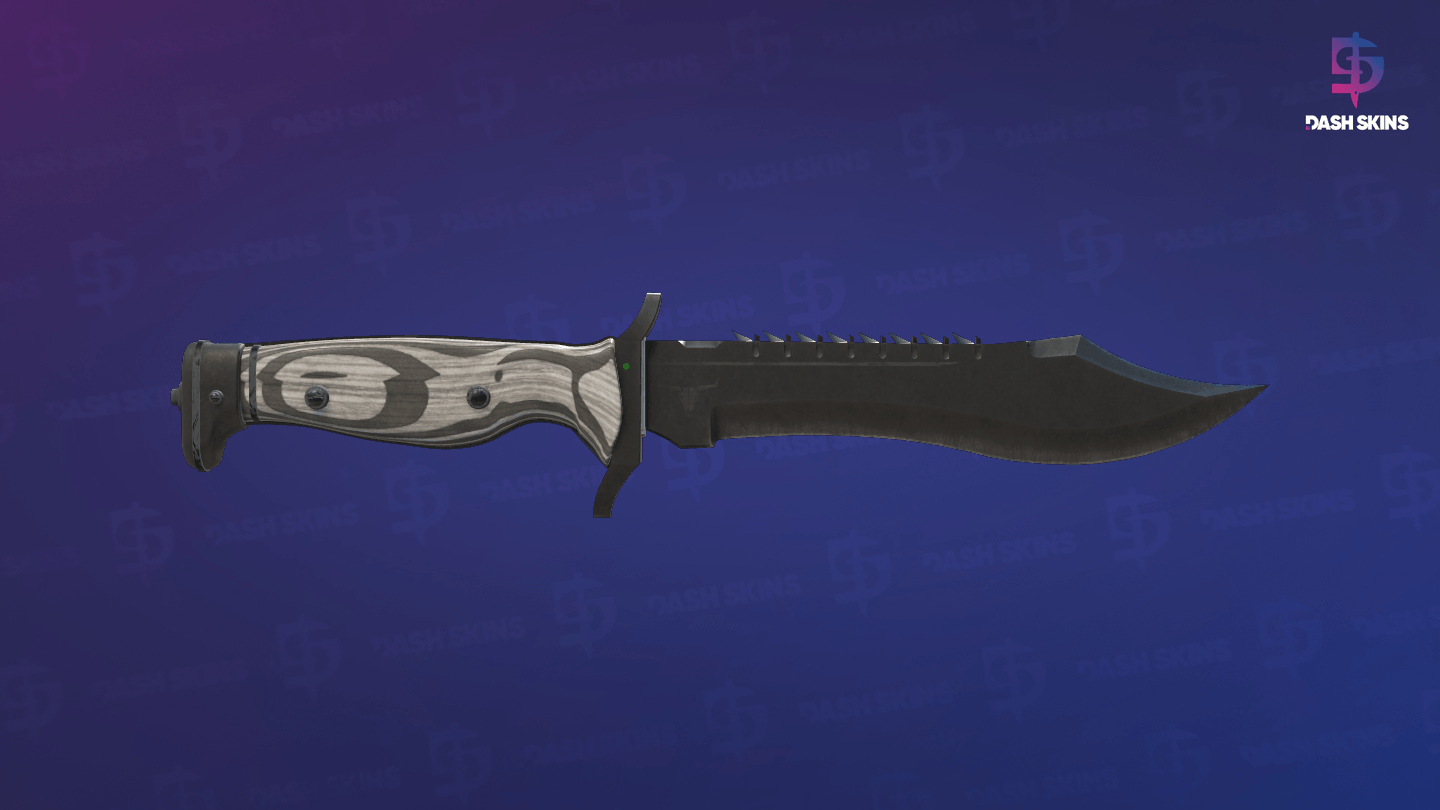 ★ Bowie Knife | Black Laminate (Well-Worn) Screenshot Playside