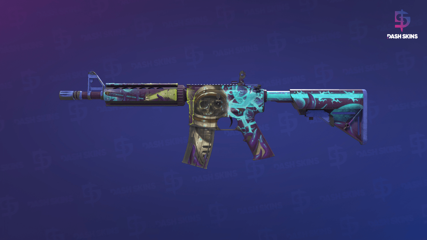 M4A4 | Desolate Space (Battle-Scarred) Screenshot Playside