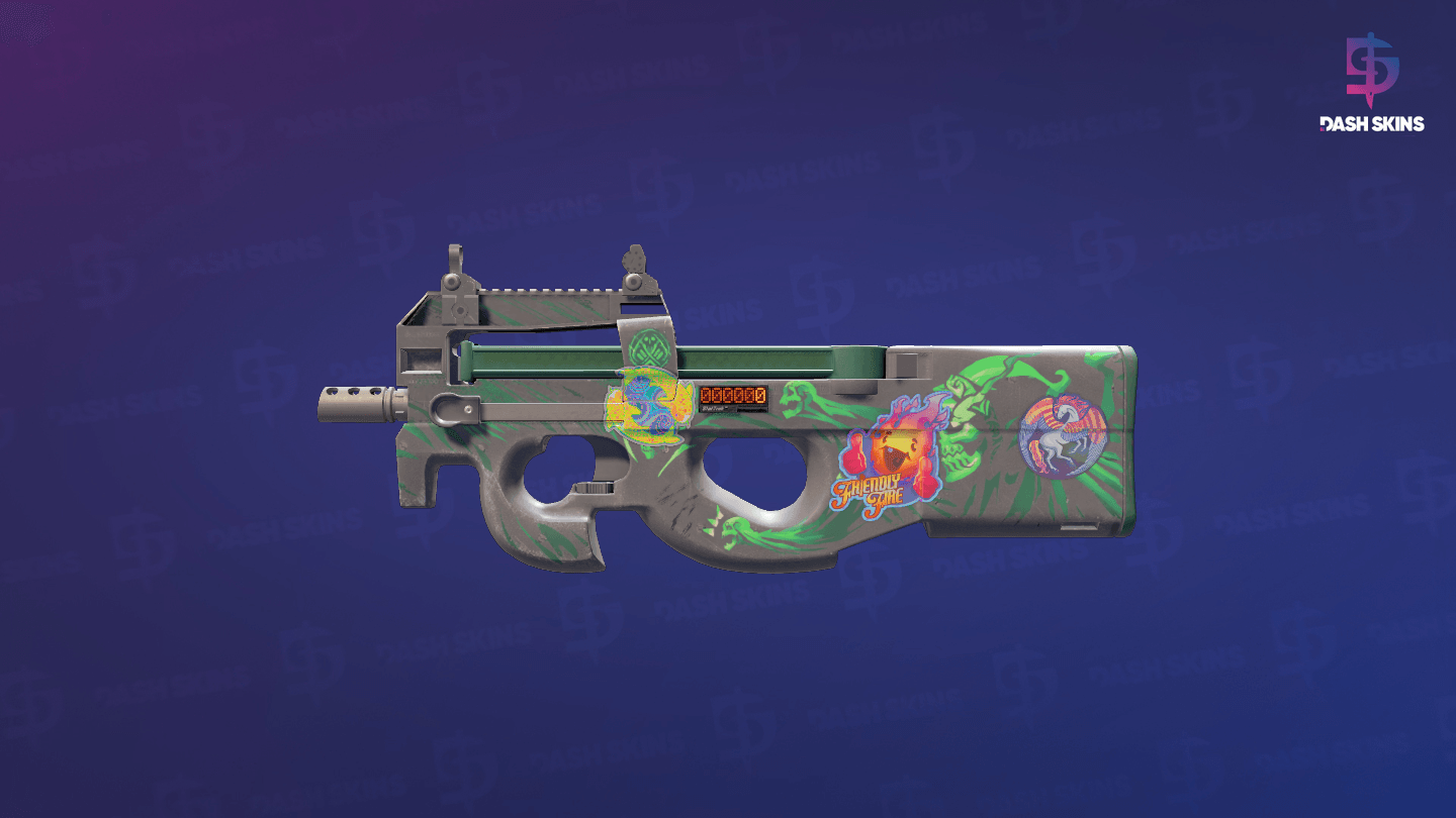 StatTrak™ P90 | Grim (Minimal Wear) Screenshot Playside
