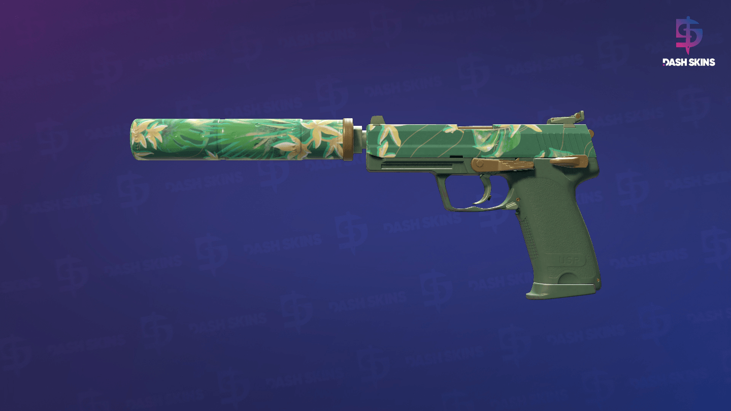 USP-S | Tropical Breeze (Minimal Wear) Screenshot Playside