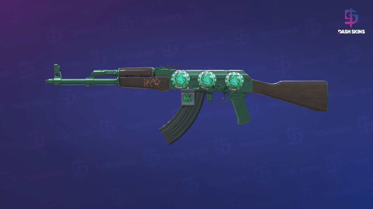 AK-47 | Wintergreen (Field-Tested) Screenshot Playside