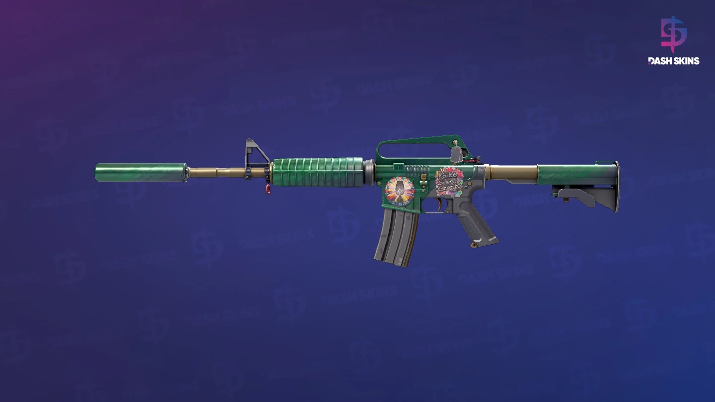 M4A1-S | Electrum (Minimal Wear) Screenshot Playside