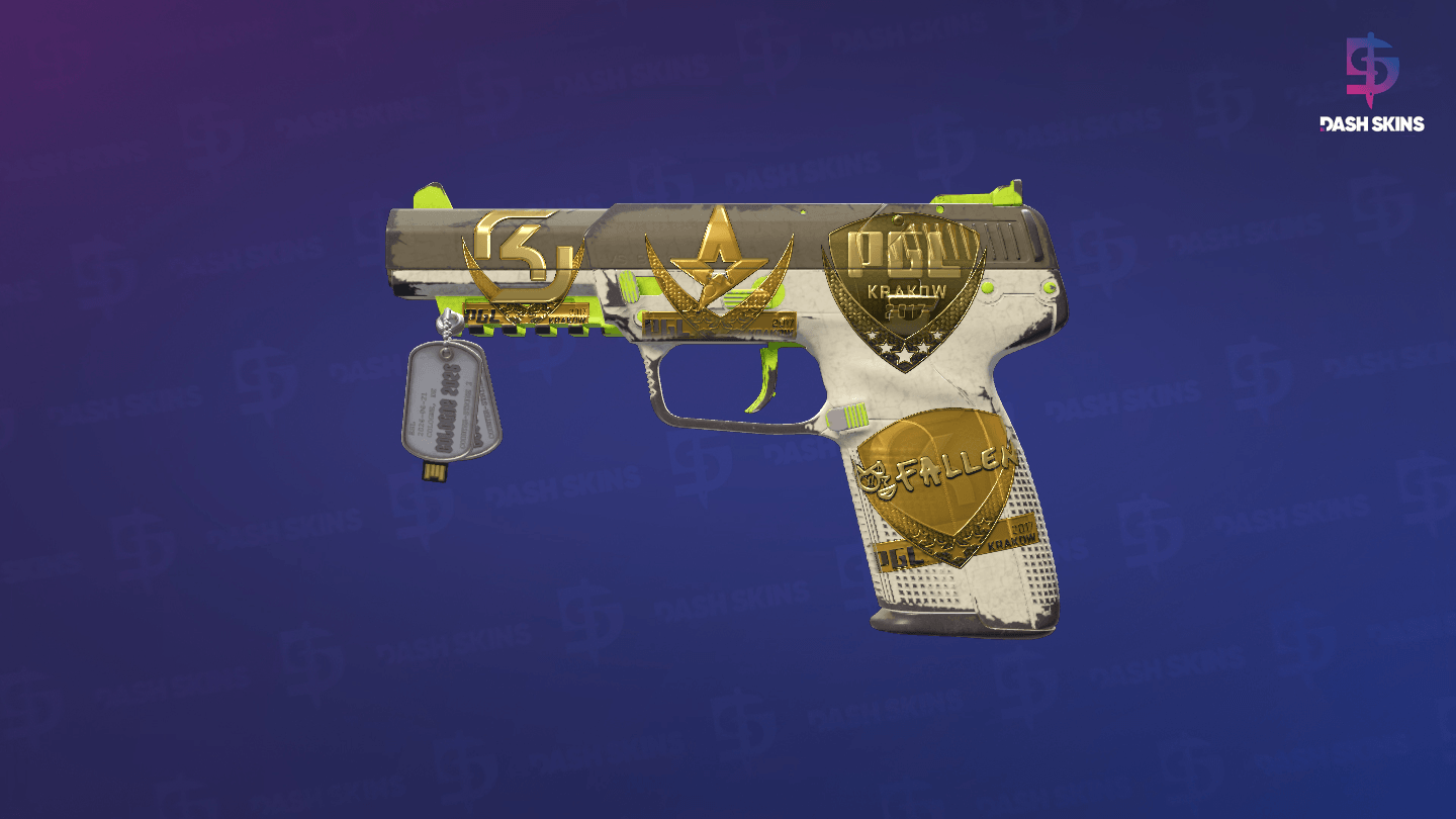 Souvenir Five-SeveN | Hot Shot (Well-Worn) Screenshot Playside