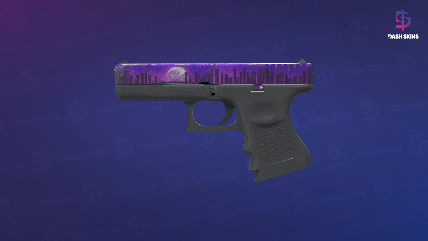 Glock-18 | Moonrise (Battle-Scarred) Screenshot Playside