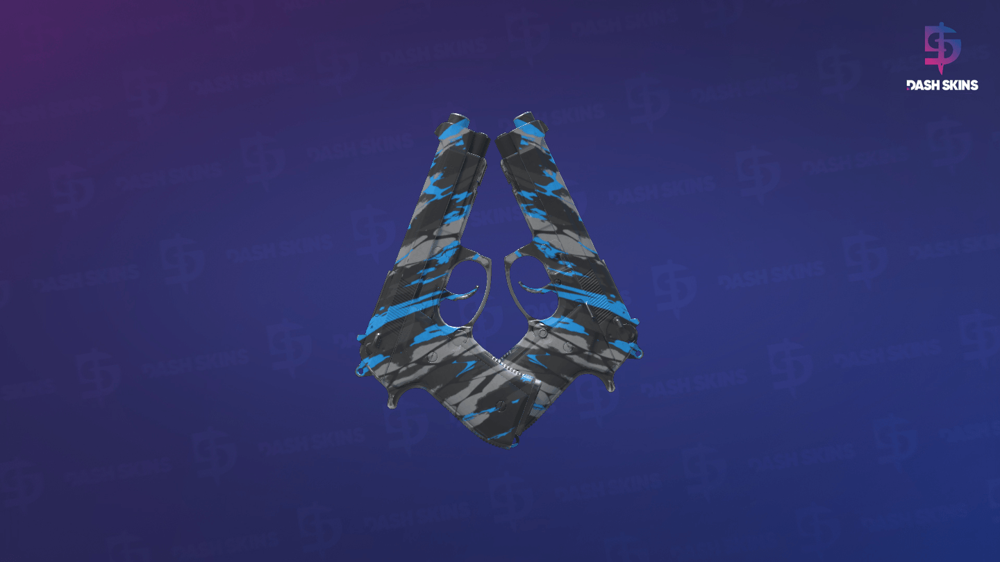 Dual Berettas | Shred (Factory New) Screenshot Playside