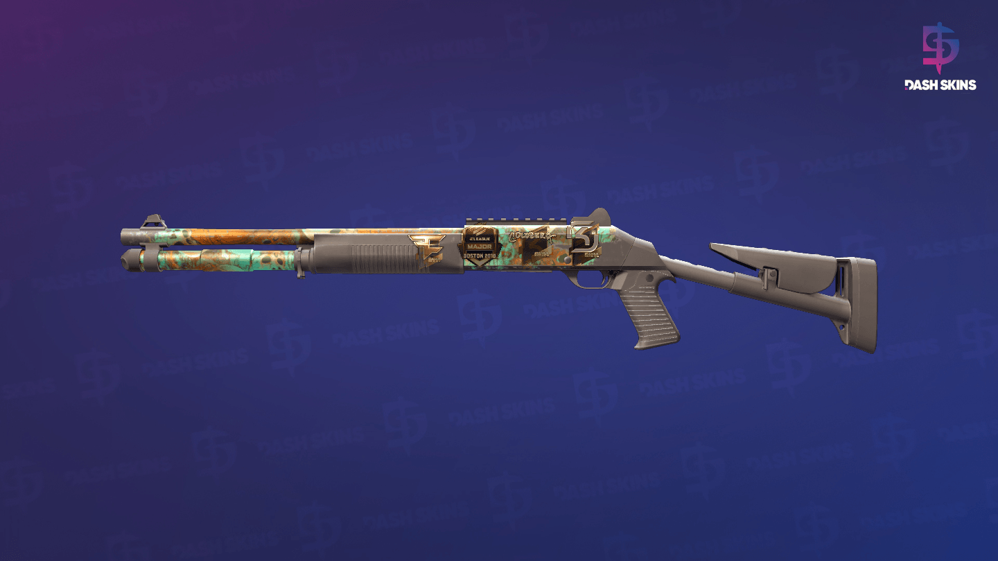 Souvenir XM1014 | Bone Machine (Field-Tested) Screenshot Playside
