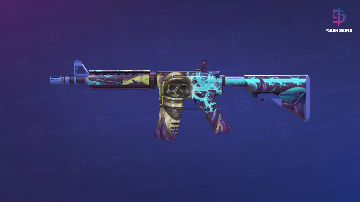 M4A4 | Desolate Space (Minimal Wear) Screenshot Playside