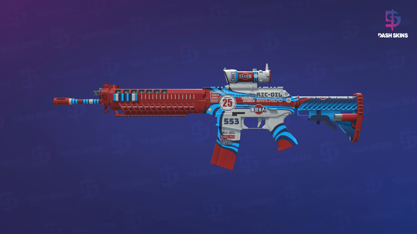 SG 553 | Integrale (Minimal Wear) Screenshot Playside
