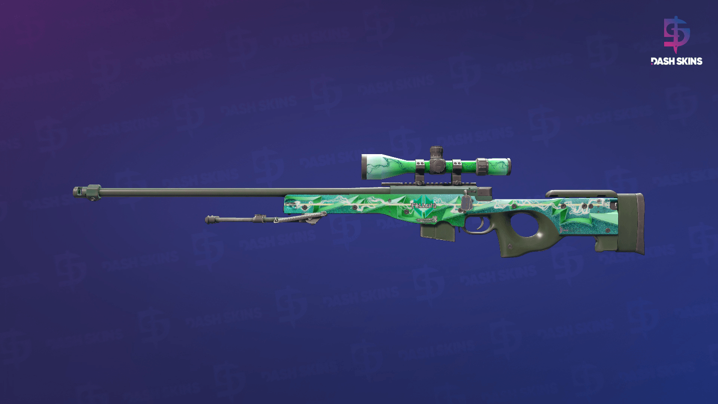 AWP | Green Energy (Minimal Wear) Screenshot Playside