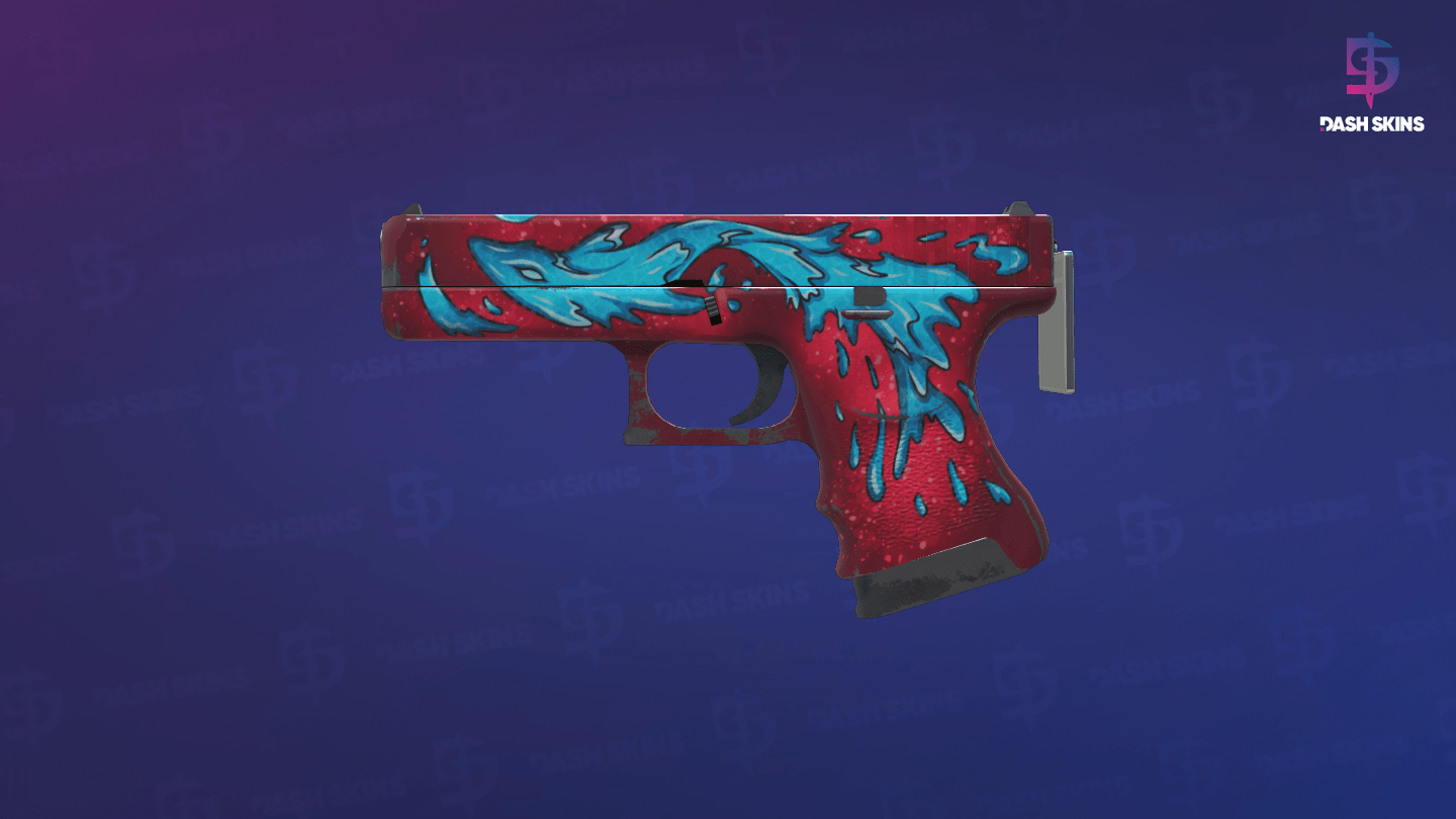 Glock-18 | Water Elemental (Field-Tested) Screenshot Playside