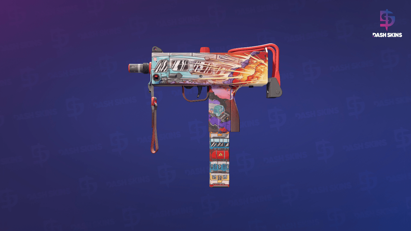 MAC-10 | Derailment (Factory New) Screenshot Playside