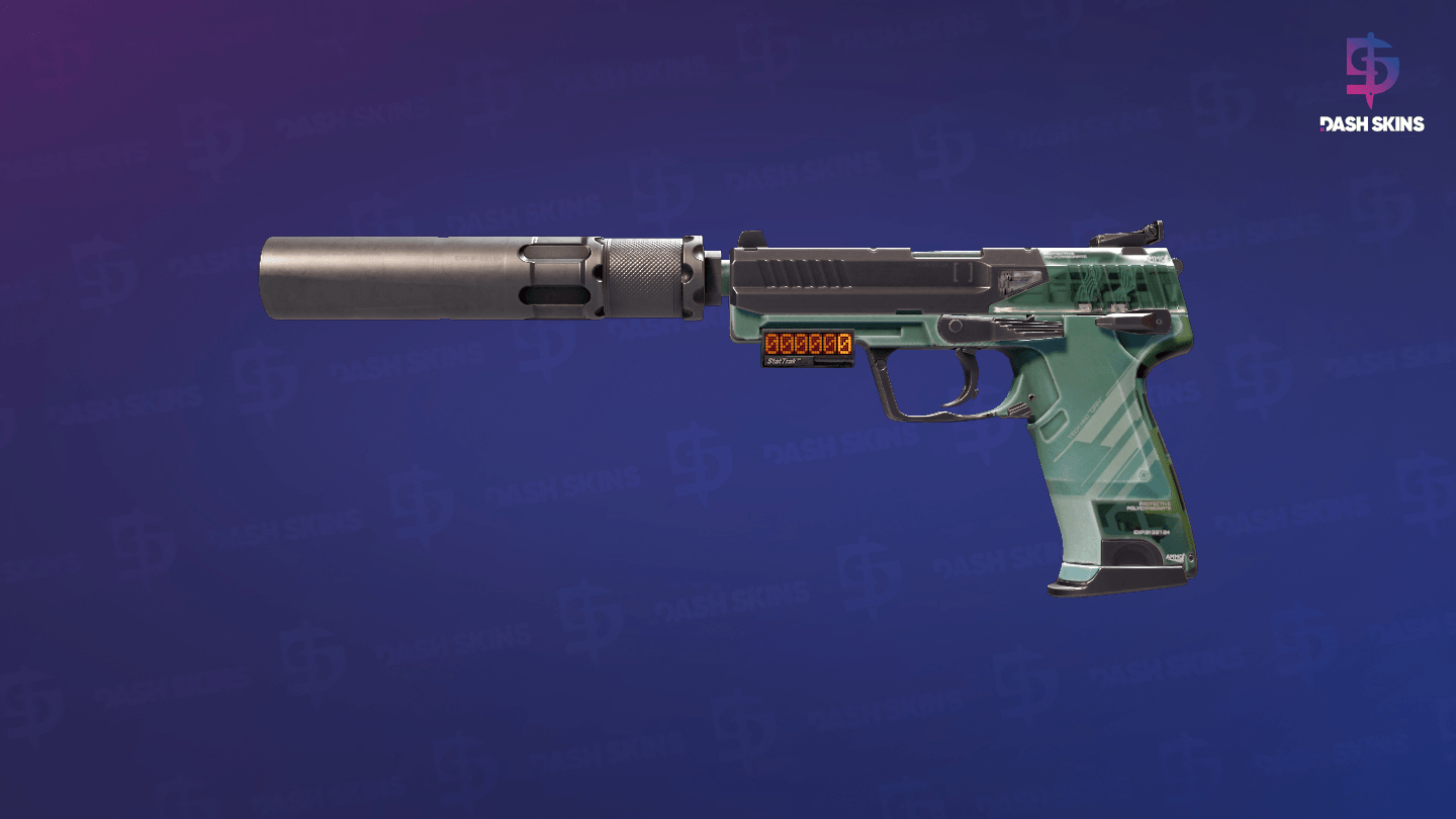 StatTrak™ USP-S | PC-GRN (Minimal Wear) Screenshot Playside
