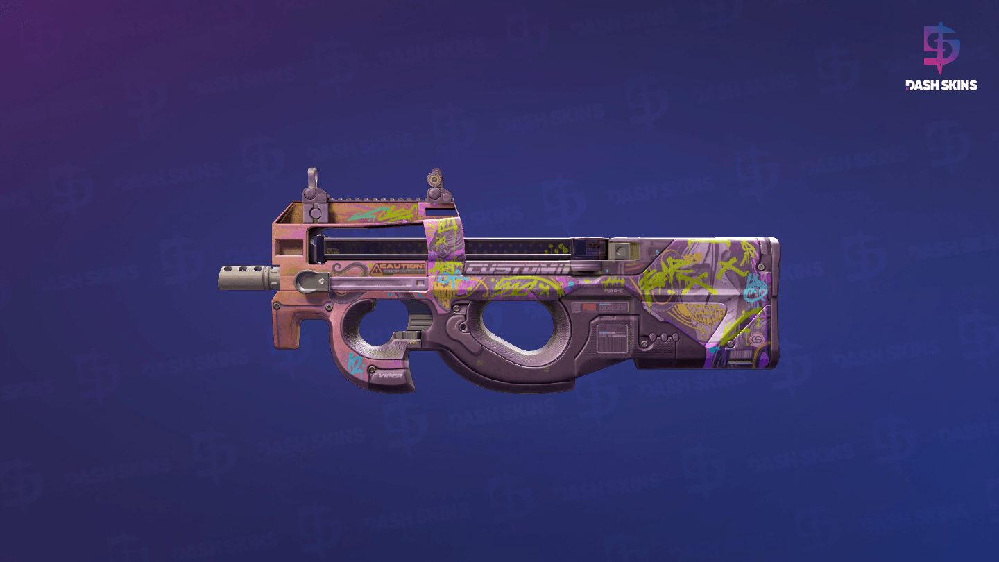 P90 | Neoqueen (Well-Worn) Screenshot Playside