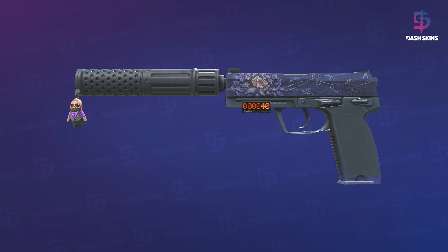 StatTrak™ USP-S | Black Lotus (Minimal Wear) Screenshot Playside