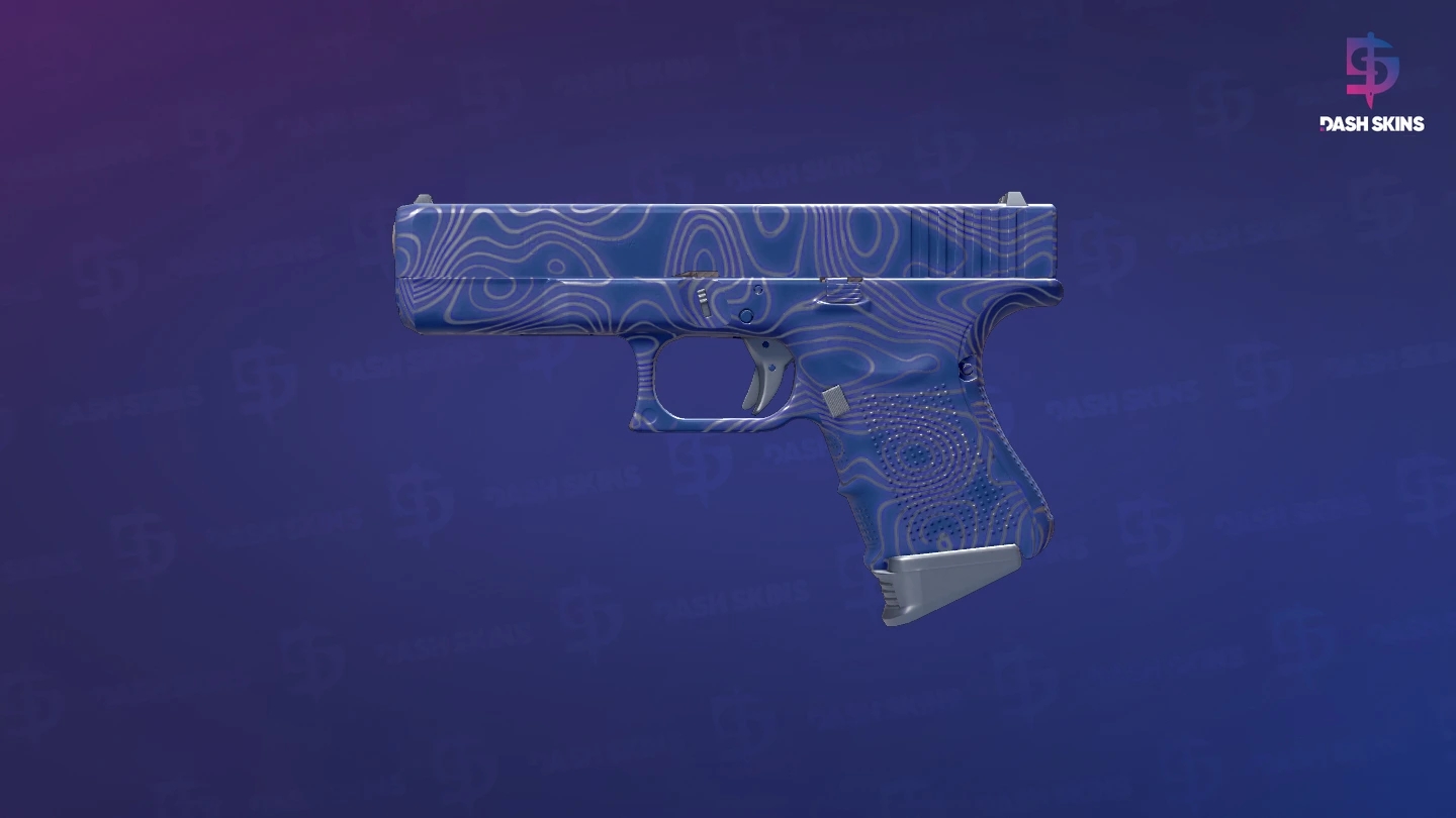 Glock-18 | Ocean Topo (Factory New) Screenshot Playside