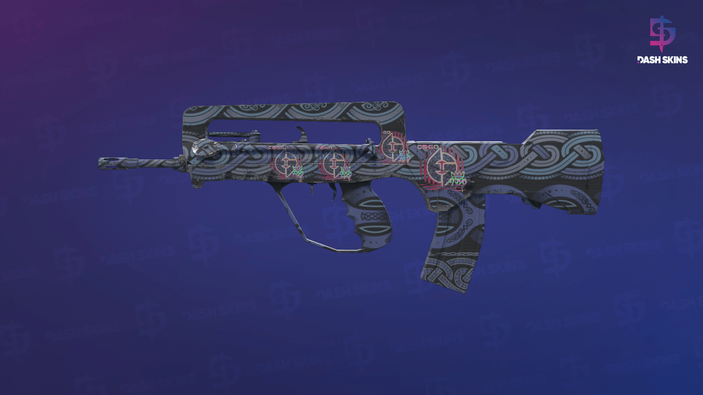 FAMAS | Night Borre (Factory New) Screenshot Playside
