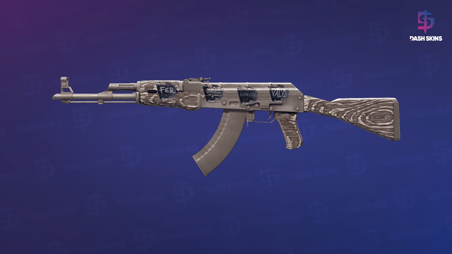 AK-47 | Black Laminate (Minimal Wear) Screenshot Playside