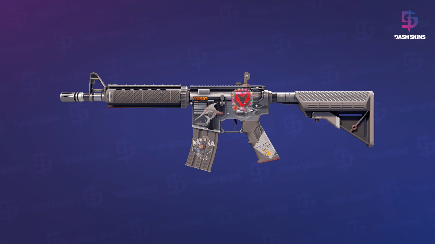 StatTrak™ M4A4 | Magnesium (Minimal Wear) Screenshot Playside