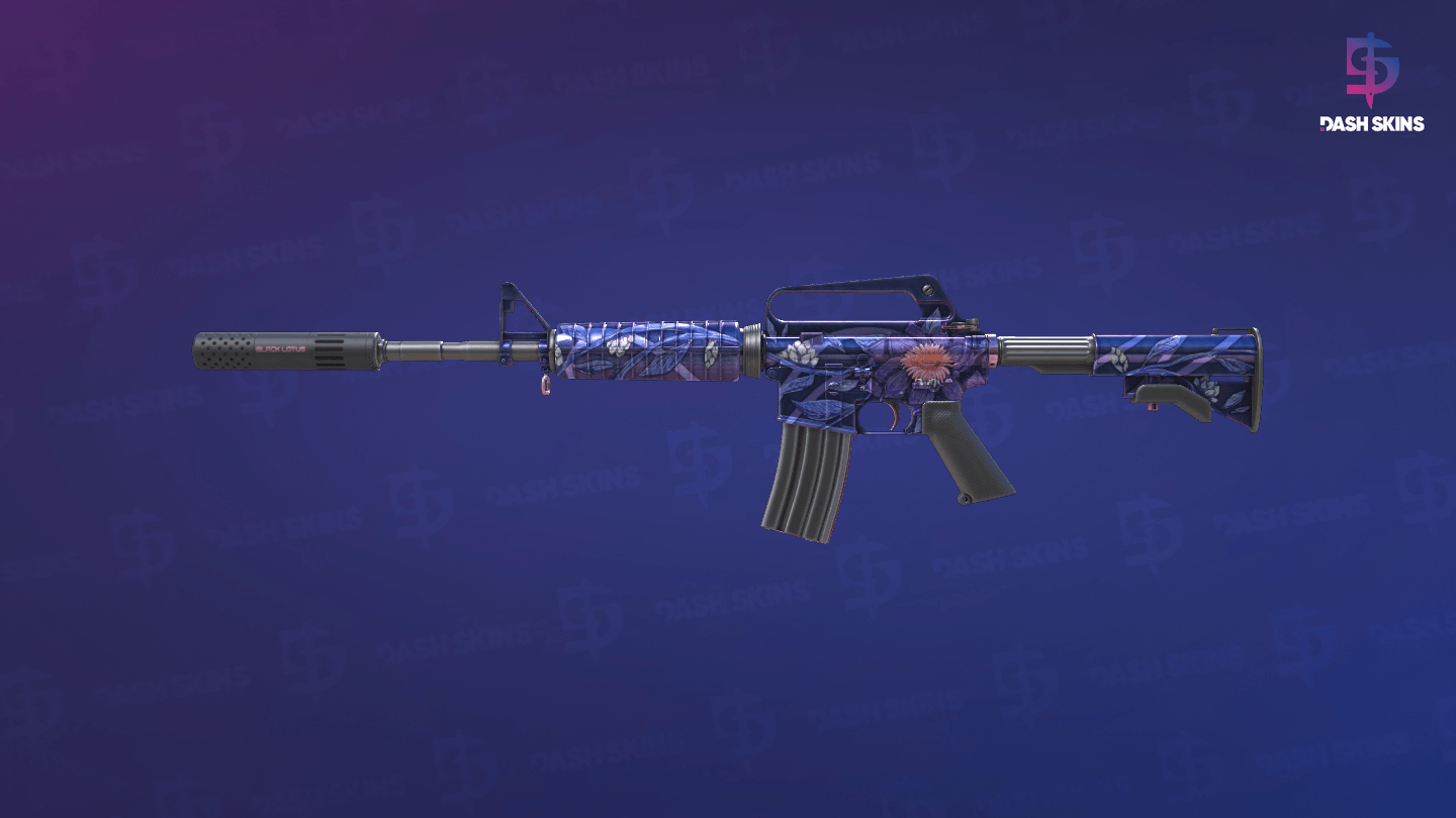 M4A1-S | Black Lotus (Minimal Wear) Screenshot Playside
