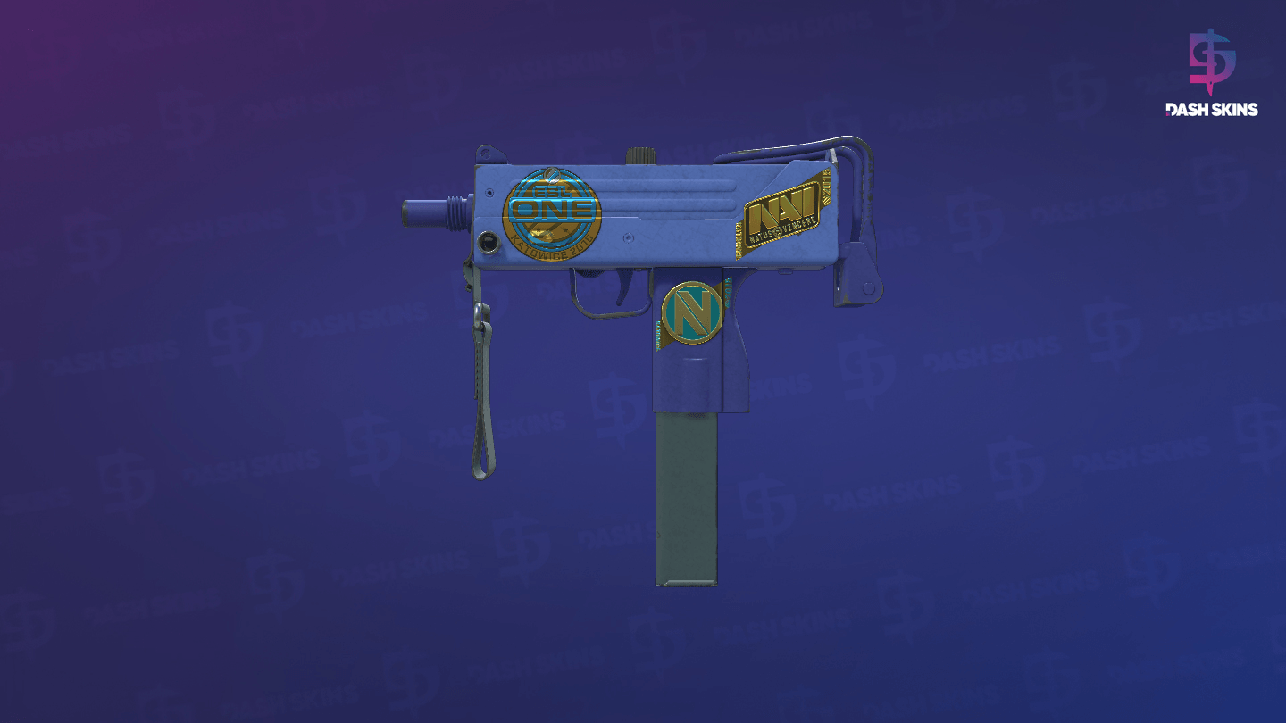 Souvenir MAC-10 | Indigo (Field-Tested) Screenshot Playside