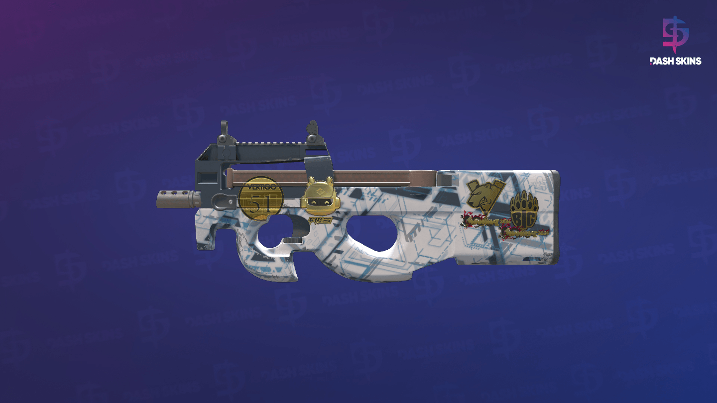 Souvenir P90 | Schematic (Factory New) Screenshot Playside