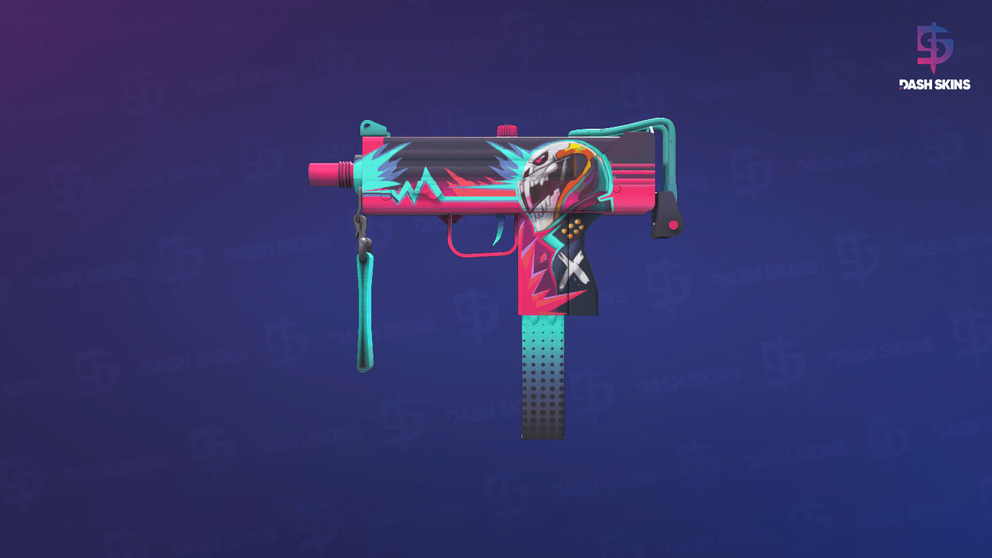 MAC-10 | Neon Rider (Minimal Wear) Screenshot Playside