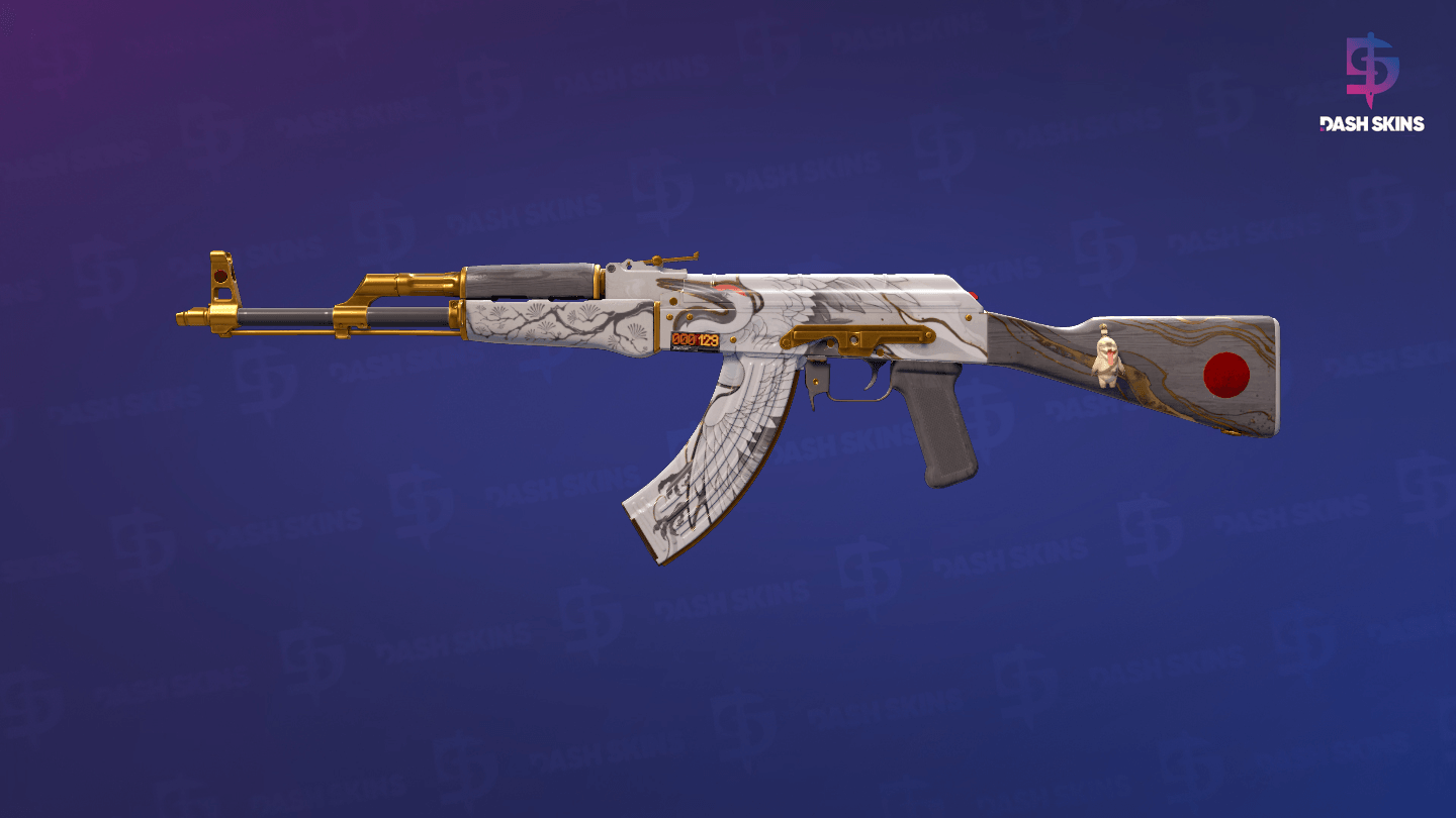 StatTrak™ AK-47 | Crane Flight (Minimal Wear) Screenshot Playside