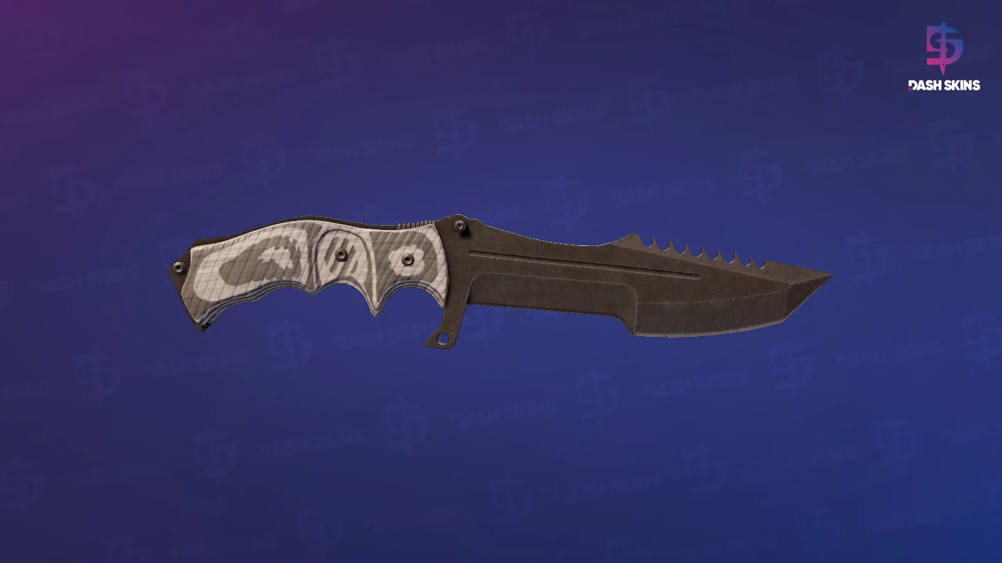 ★ Huntsman Knife | Black Laminate (Well-Worn) Screenshot Playside