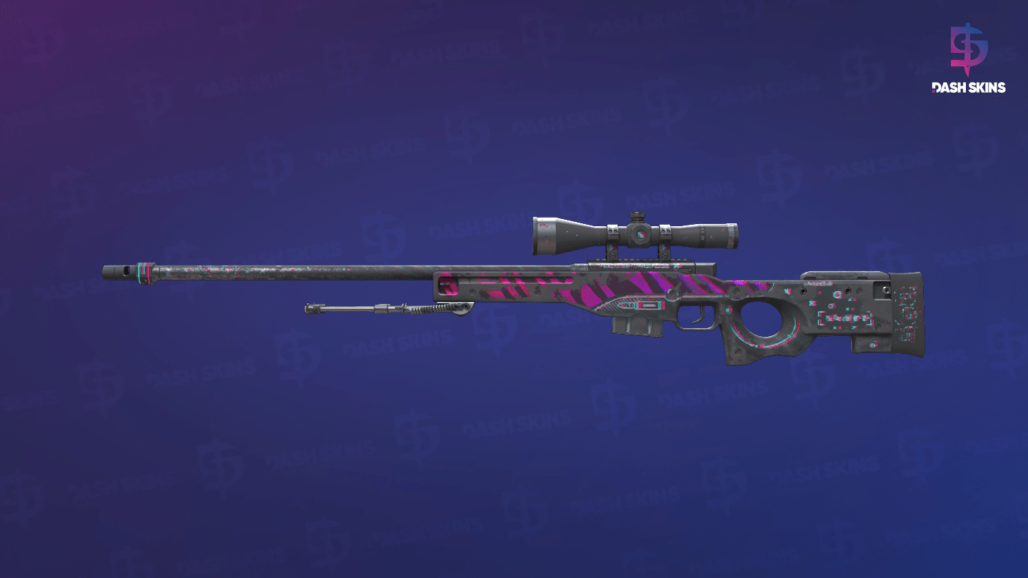 AWP | Chromatic Aberration (Battle-Scarred) Screenshot Playside