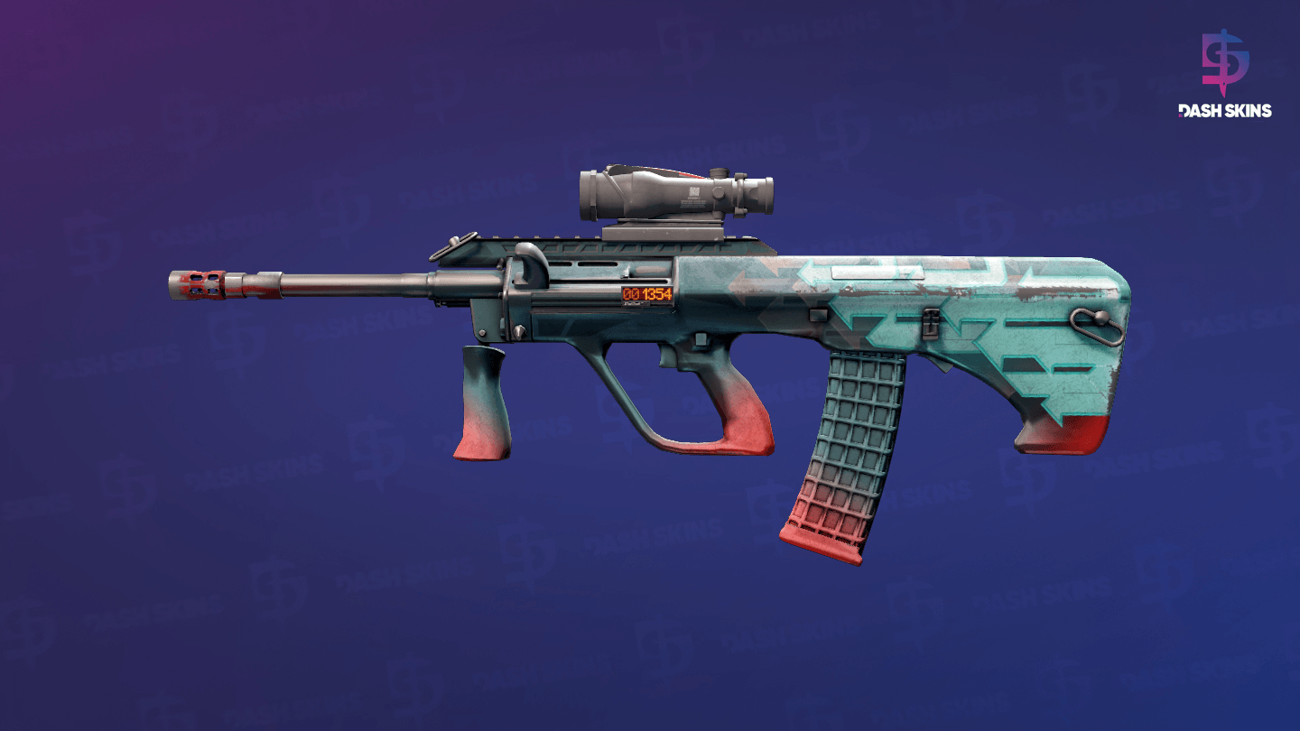 StatTrak™ AUG | Momentum (Battle-Scarred) Screenshot Playside