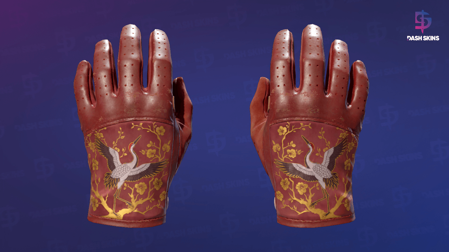 ★ Driver Gloves | Brocade Crane (Field-Tested) Screenshot Playside